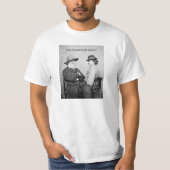Walt Whitman en Peter Doyle "Tenderest Lover" Cita T-shirt (Voorkant)