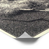 Walt Whitman Engraving, leeftijd 52 Poster (Hoek)