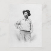 Walt Whitman, frontispiece tot 'Blaves of Briefkaart (Voorkant)