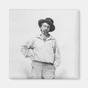 Walt Whitman, frontispiece tot 'Blaves of Magneet
