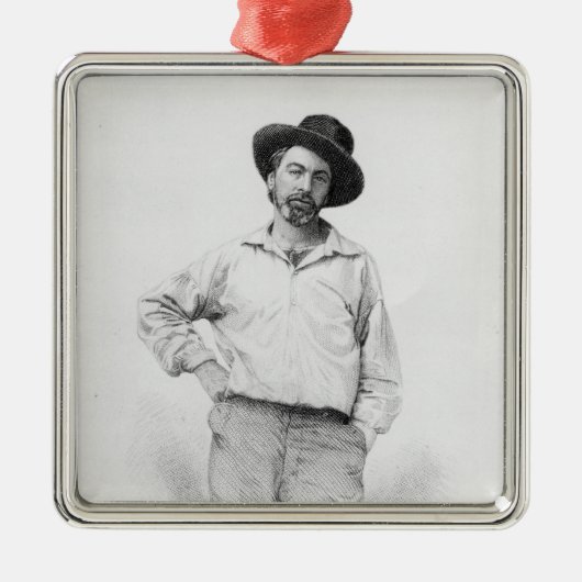 Walt Whitman, frontispiece tot 'Blaves of Metalen Ornament (Voorkant)