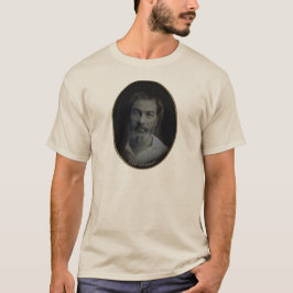 Walt Whitman Hand-Tinted Portrait 1854 T-shirt