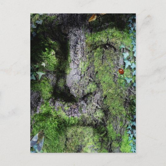 "Walt Whitman: Het Groene Man" Briefkaart (Voorkant)