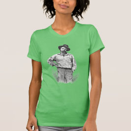 Walt Whitman: "Ik geloof een grasblauw" Citaat T-shirt