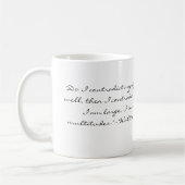 Walt Whitman Koffiemok (Links)