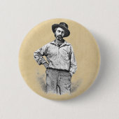 Walt Whitman Leaves of Grass Ronde Button 5,7 Cm (Voorkant)