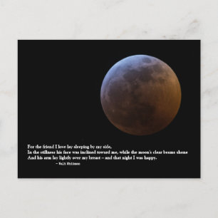 Walt Whitman Love Poem Briefkaart