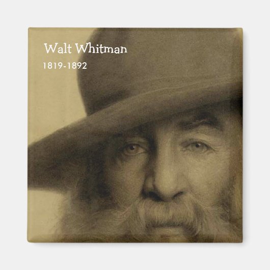 Walt Whitman Magneet (Voorkant)