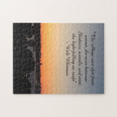 Walt Whitman Poem Sunset Faraway Village Seen Afar Legpuzzel (Horizontaal)