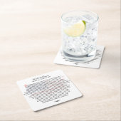 Walt Whitman poëzie elegant Kartonnen Onderzetters (Insitu)