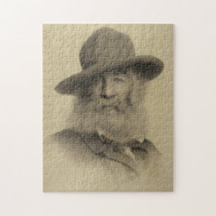 Walt Whitman Portrait Legpuzzel
