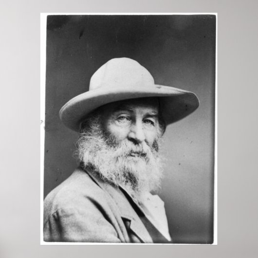 Walt Whitman Portrait ook bekend als The Quaker Ph Poster (Voorkant)