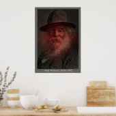 Walt Whitman - Portrait Poster (Keuken)