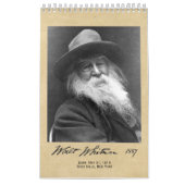 Walt Whitman Portreits en Poetry Kalender (Hoes)
