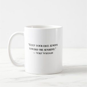 Walt Whitman Positieve Quote Koffiemok