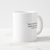 Walt Whitman Positive Quote Coffee Mug Grote Koffiekop (Voorkant rechts)