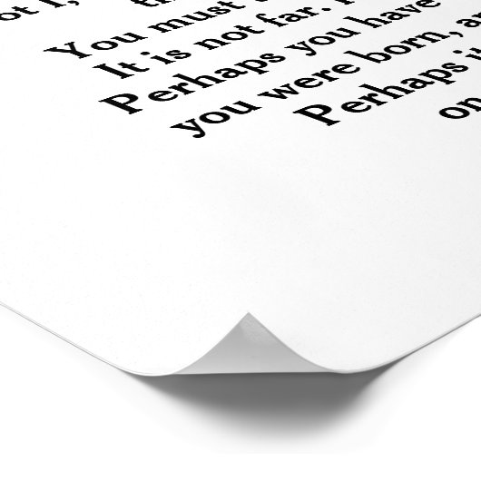 Walt Whitman Quote - De weg die we reizen Poster (Hoek)