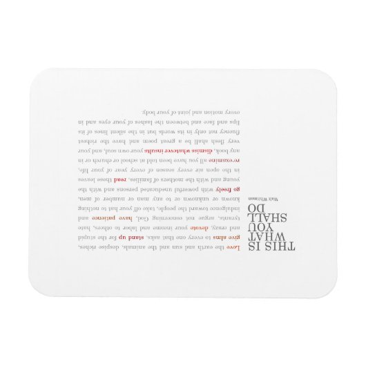 Walt Whitman Quote magneet (Horizontaal)