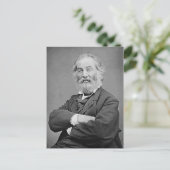 Walt Whitman Seated Portret Foto 47 jaar Briefkaart (Staand voorkant)