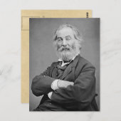 Walt Whitman Seated Portret Foto 47 jaar Briefkaart (Voorkant / Achterkant)