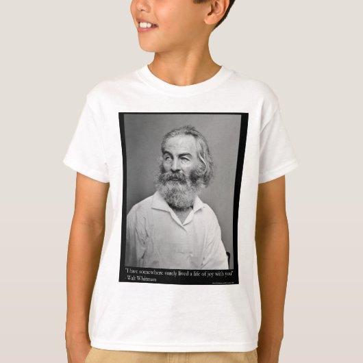 Walt Whitman sluit zich aan bij uw favoriete Mokke T-shirt (Voorkant)