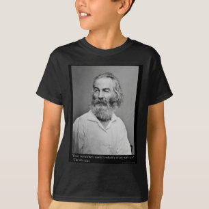 Walt Whitman sluit zich aan bij uw favoriete Mokke T-shirt