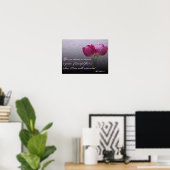 Walt Whitman Tulips Painting Poster (Thuiskantoor)
