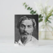 Walt Whitman "Wat je in je ogen uitdrukt" Citaat Briefkaart (Staand voorkant)