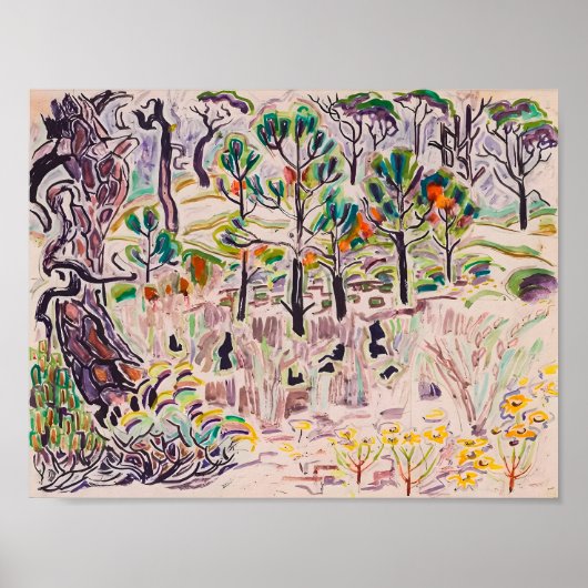 Walter Anderson schilderij Poster (Voorkant)