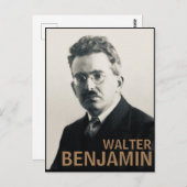 Walter Benjamin Briefkaart (Voorkant / Achterkant)