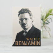 Walter Benjamin Kaart (Staand voorkant)