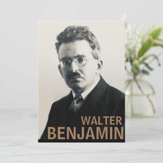Walter Benjamin Kaart (Staand voorkant)