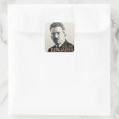 Walter Benjamin Vierkante Sticker (Tas)
