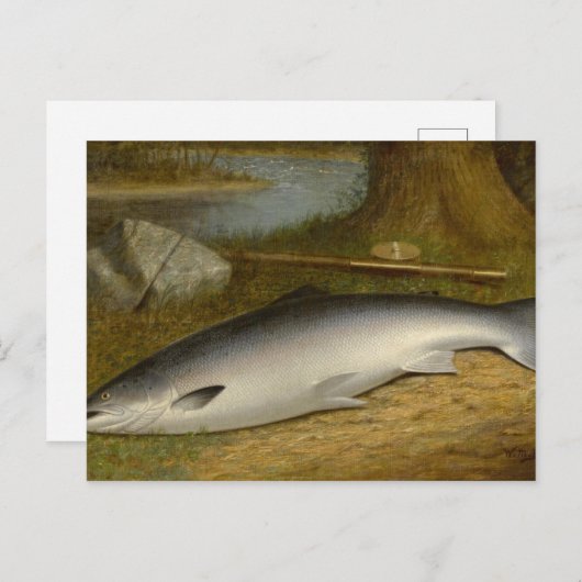  Walter Brackett de succesrijke vangst Briefkaart (Voorkant / Achterkant)