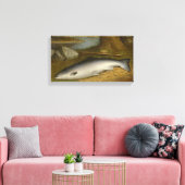 Walter Brackett de succesrijke vangst Canvas Afdruk (Insitu (Woonkamer))