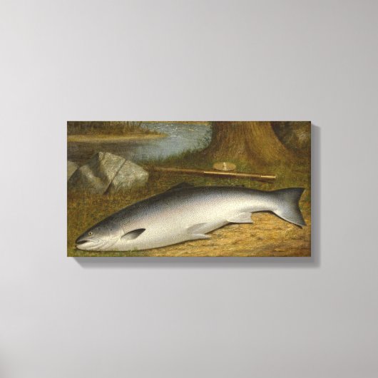 Walter Brackett de succesrijke vangst Canvas Afdruk (Voorkant)