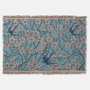 Walter Crane Almond Blossom & Swallow Deken