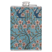 Walter Crane Almond Blossom & Swallow Heupfles (Achterkant)
