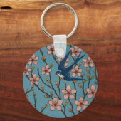 Walter Crane Almond Blossom & Swallow Sleutelhanger (Achterkant)