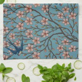 Walter Crane Almond Blossom & Swallow Theedoek (Gevouwen)
