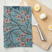 Walter Crane Almond Blossom & Swallow Theedoek (Quarter Fold)