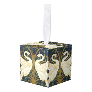 Walter Crane Antieke Zwaan en Iris Art Nouveau Decoratie