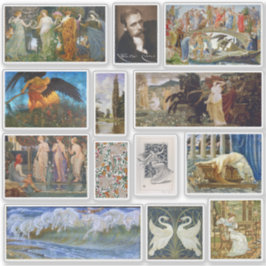 Walter Crane Art Gallery Sticker Blad