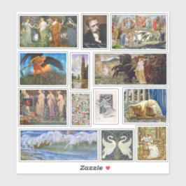Walter Crane Art Gallery Sticker Blad
