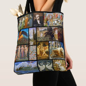 Walter Crane Art Nouveau Gallery Collage Bold Tote Bag