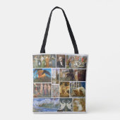 Walter Crane Art Nouveau Gallery Collage Bold Tote Bag (Achterkant)
