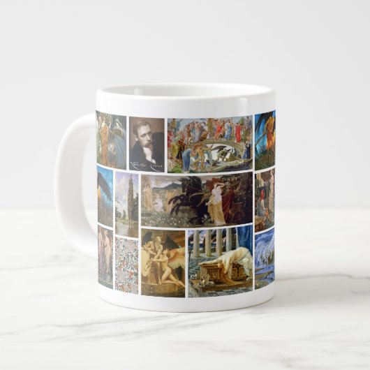 Walter Crane Art Nouveau Gallery Collage Grote Koffiekop (Links)