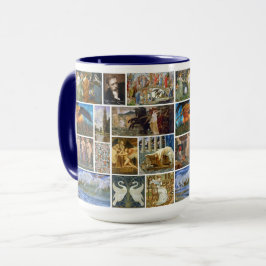 Walter Crane Art Nouveau Gallery Collage Large Mok