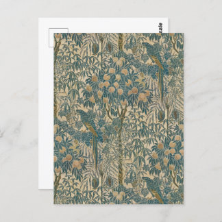 Walter Crane Art Nouveau Macaw Pattern Briefkaart