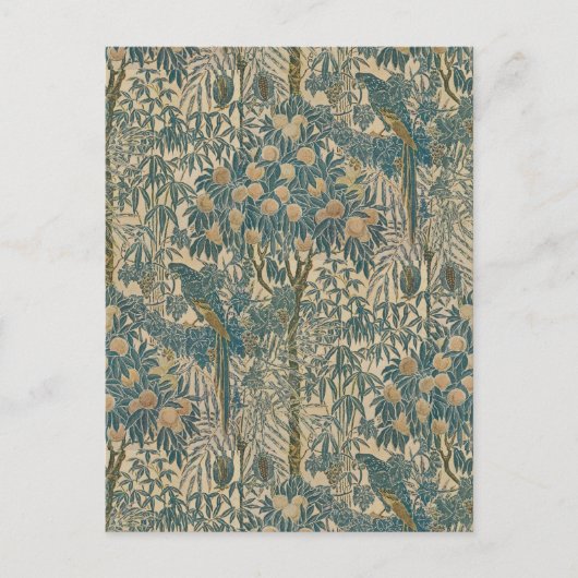 Walter Crane Art Nouveau Macaw Pattern Briefkaart (Voorkant)